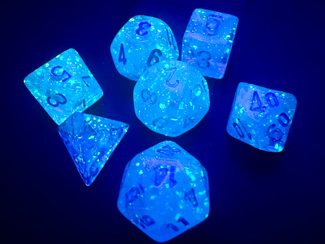 Chessex - Luminary Mini-hedral Sky/silver 7-Die set