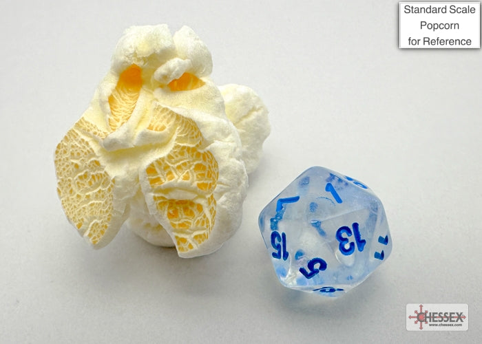 Chessex - Borealis Mini-hedral Icicle/light blue Luminary 7-Die