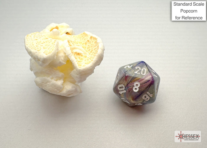 Chessex - Festive Mini-hedral Carousel/white 7-Die Set