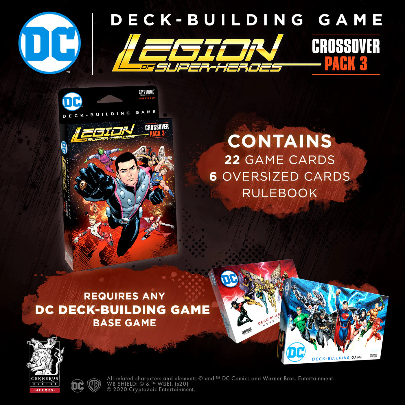 DC Comics Deck Building Game - Legion of Superheroes - Crossover Pack #3 - Expansion