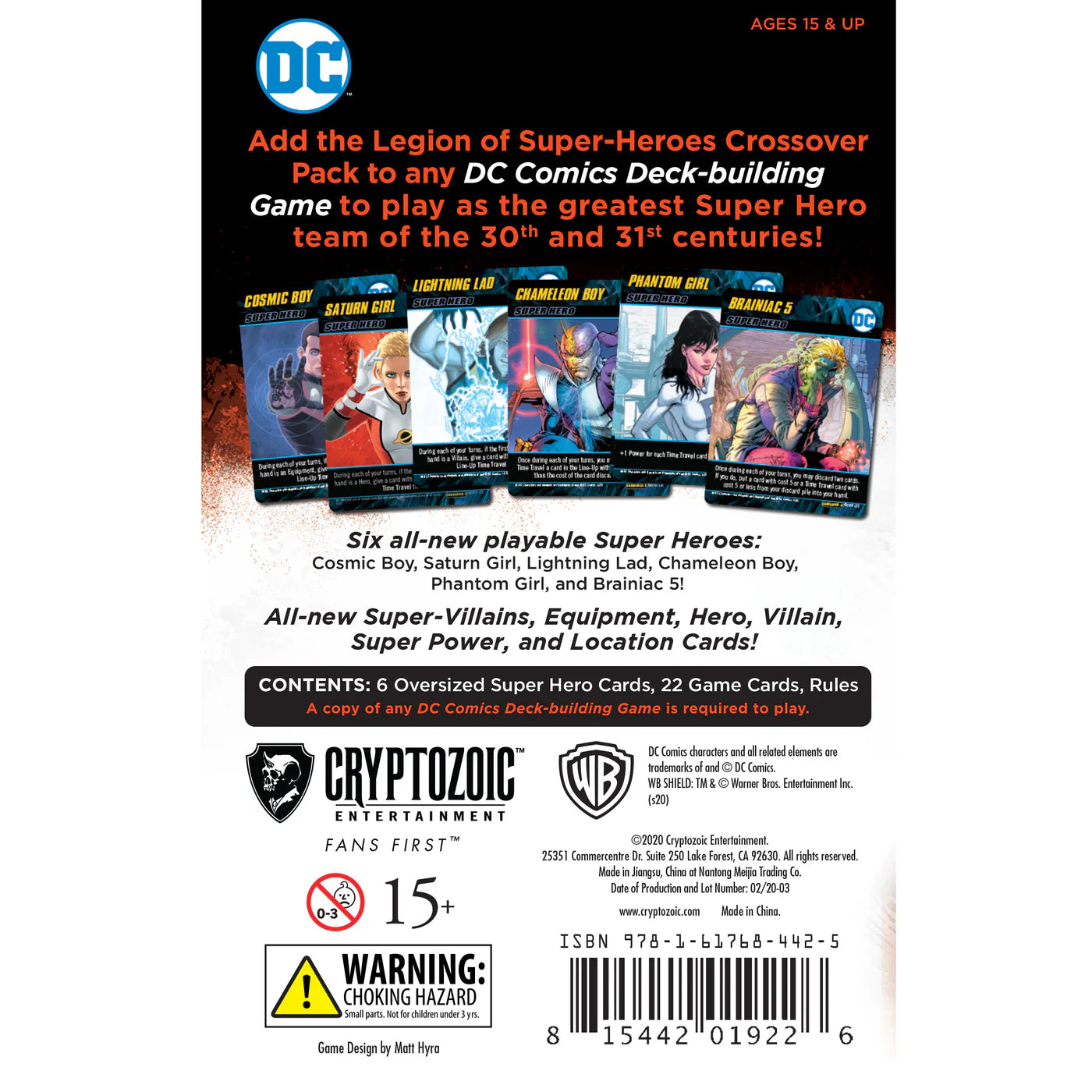 DC Comics Deck Building Game - Legion of Superheroes - Crossover Pack #3 - Expansion