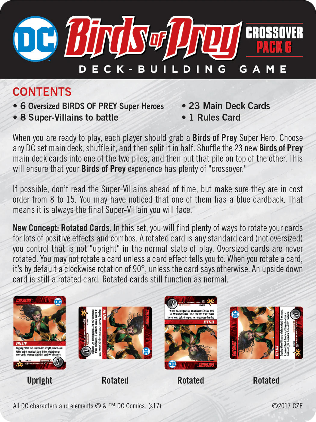 DC Comics Deck Building Game - Birds of Prey - Crossover Pack #6 - Expansion