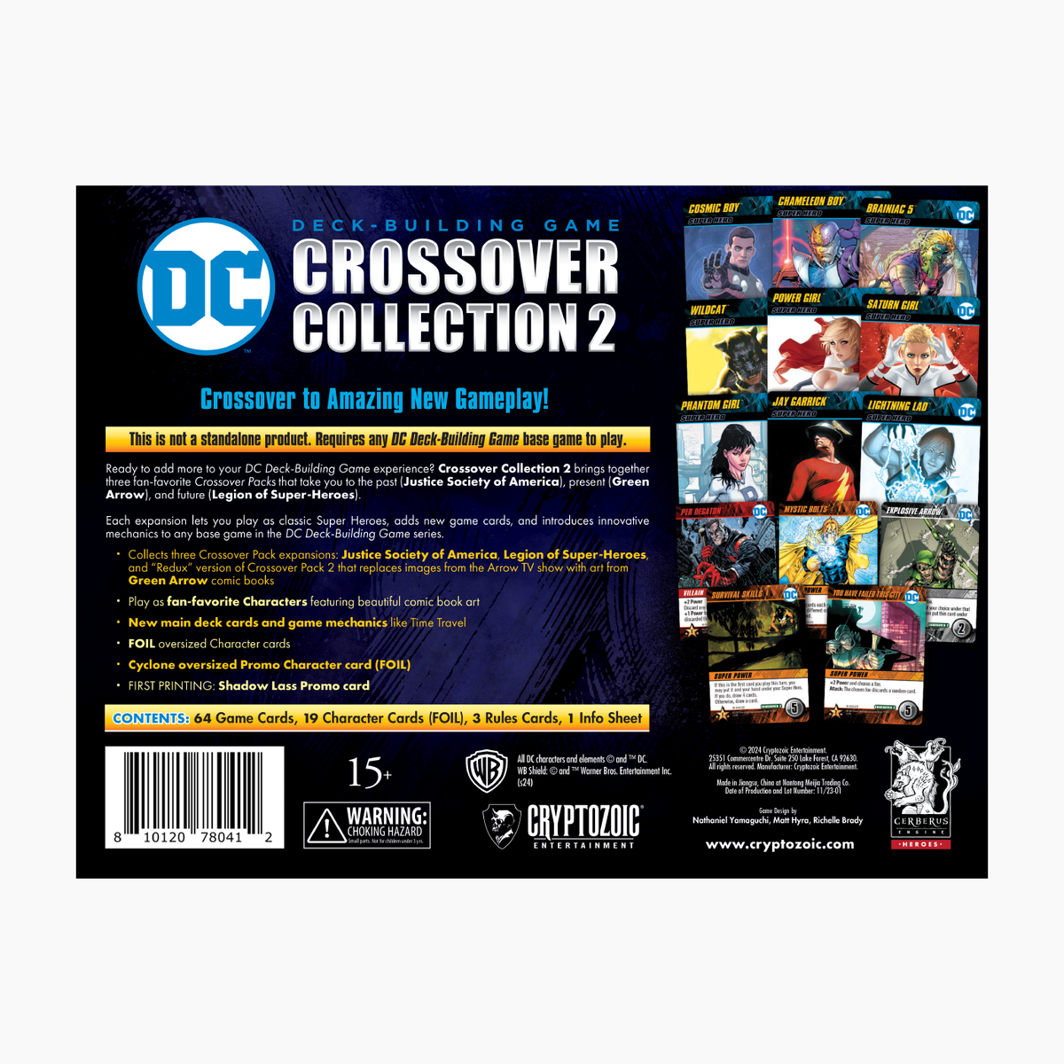 DC Comics Deck Building Game - Crossover Collection Box #02 - 3 Expansions