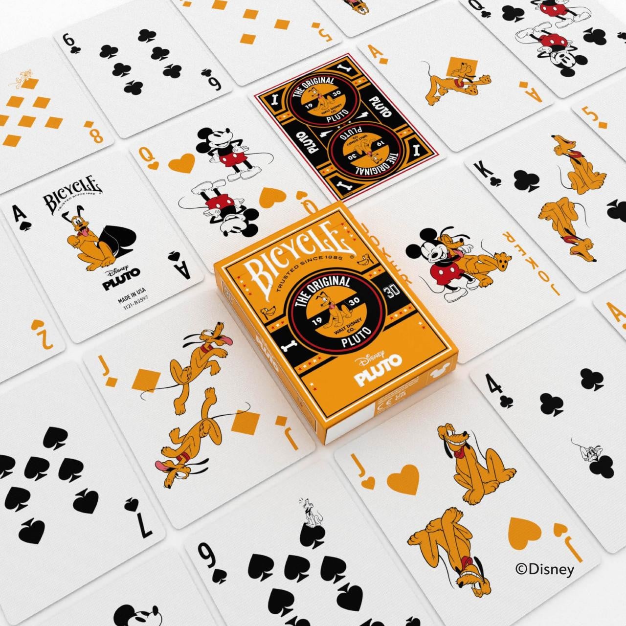 Bicycle Playing Cards - Disney's - The Original Pluto