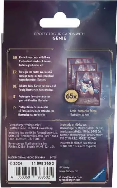 Disney's Lorcana - Ursula's Return - Genie - 65 Card Sleeves - Ravensburger