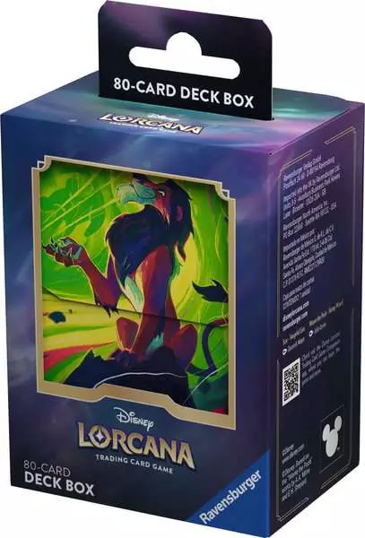 Disney's Lorcana - Shimmering Skies - Scar - 80 Card Deck Box - Ravensburger