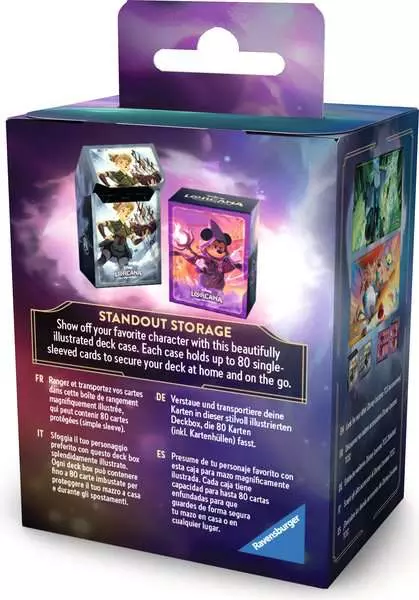 Disney's Lorcana - Reign of Jafar - Giant Tinkerbell - 80 Card Deck Box - Ravensburger