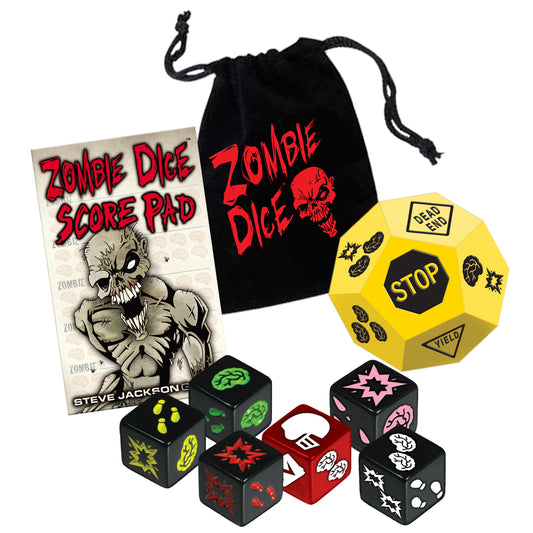 Zombie Dice Horde Edition - The Press Your Luck Dice Game - Steve Jackson Games