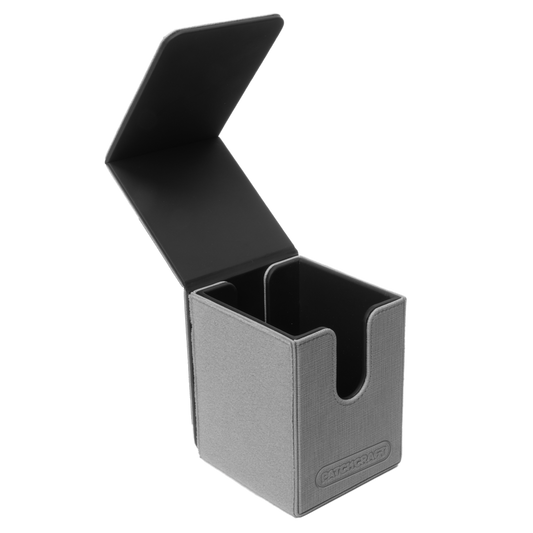 Ultra Pro - Patchcraft - Gray Alcove Flip Deck Box - Customize your deck box!