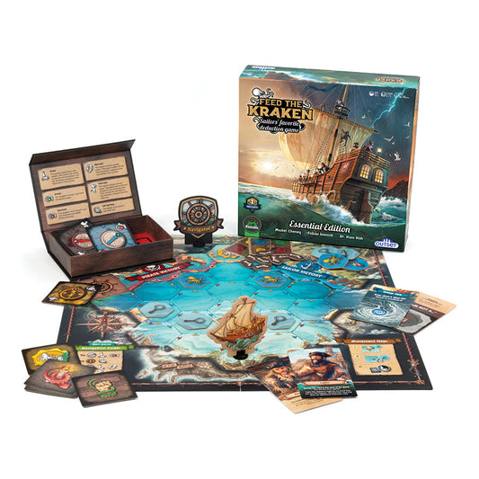 Feed the Kraken! - Deductive Logic Board Game Out on the High Seas - Outset Media