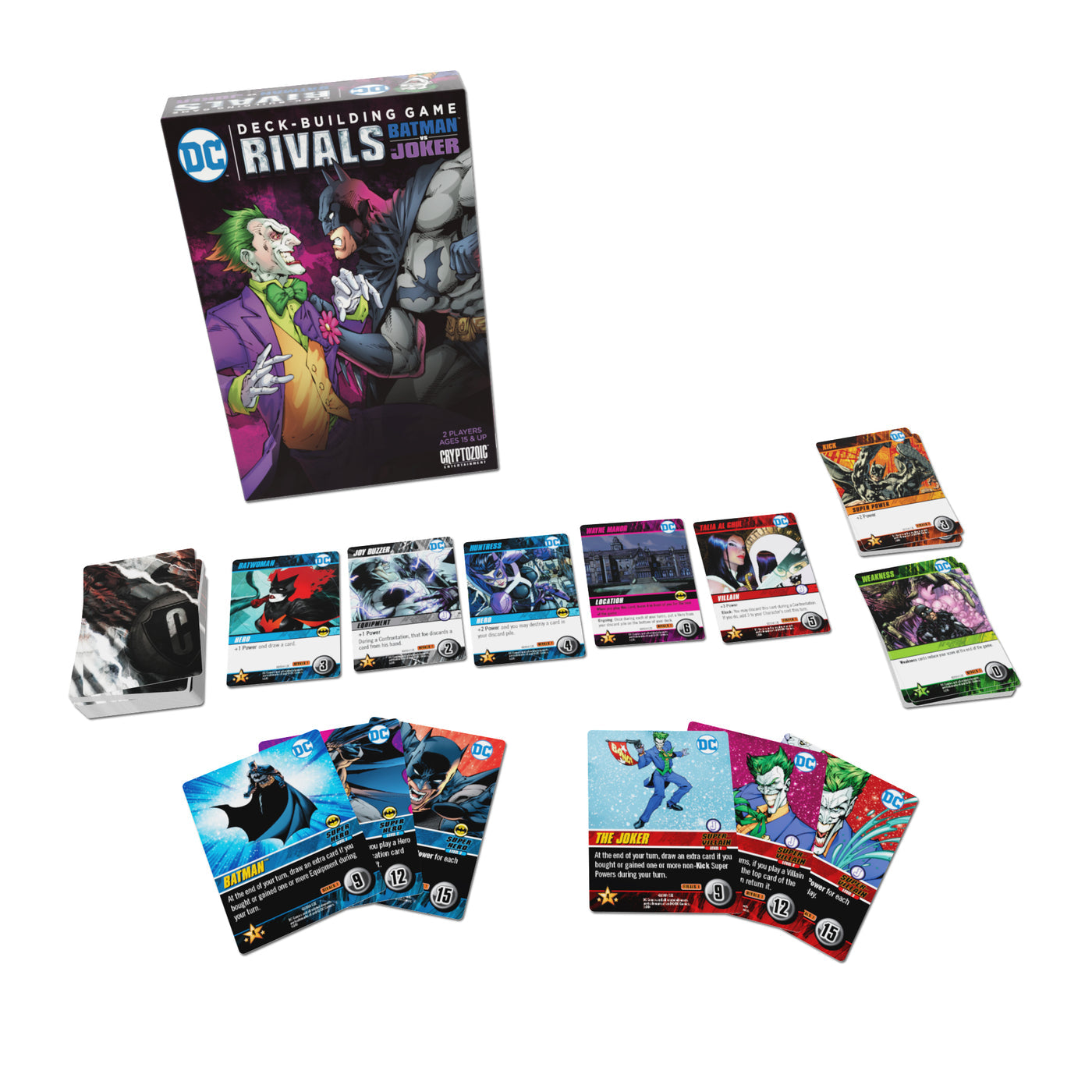 DC Comics Deck Building Game - DC Rivals - Batman vs. Joker Card Game Expansion