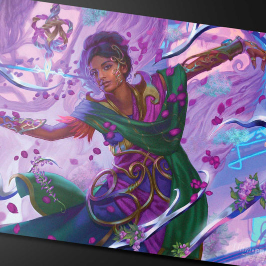Magic: The Gathering - Aetherdrift - Avishkar - Playmat - Ultra Pro closeup