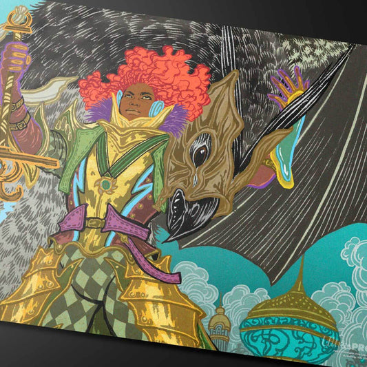 Magic: The Gathering - Aetherdrift - Caradora - Playmat - Ultra Pro closeup