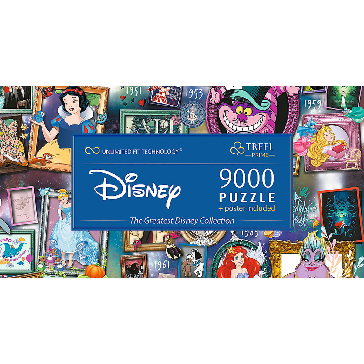 Puzzle: Disney The Greatest Disney Collection 9000 Piece + Poster (Trefl Prime)
