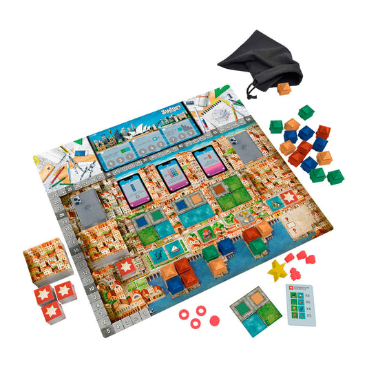 CITIES - Urban Planning Board Game - Devir Games