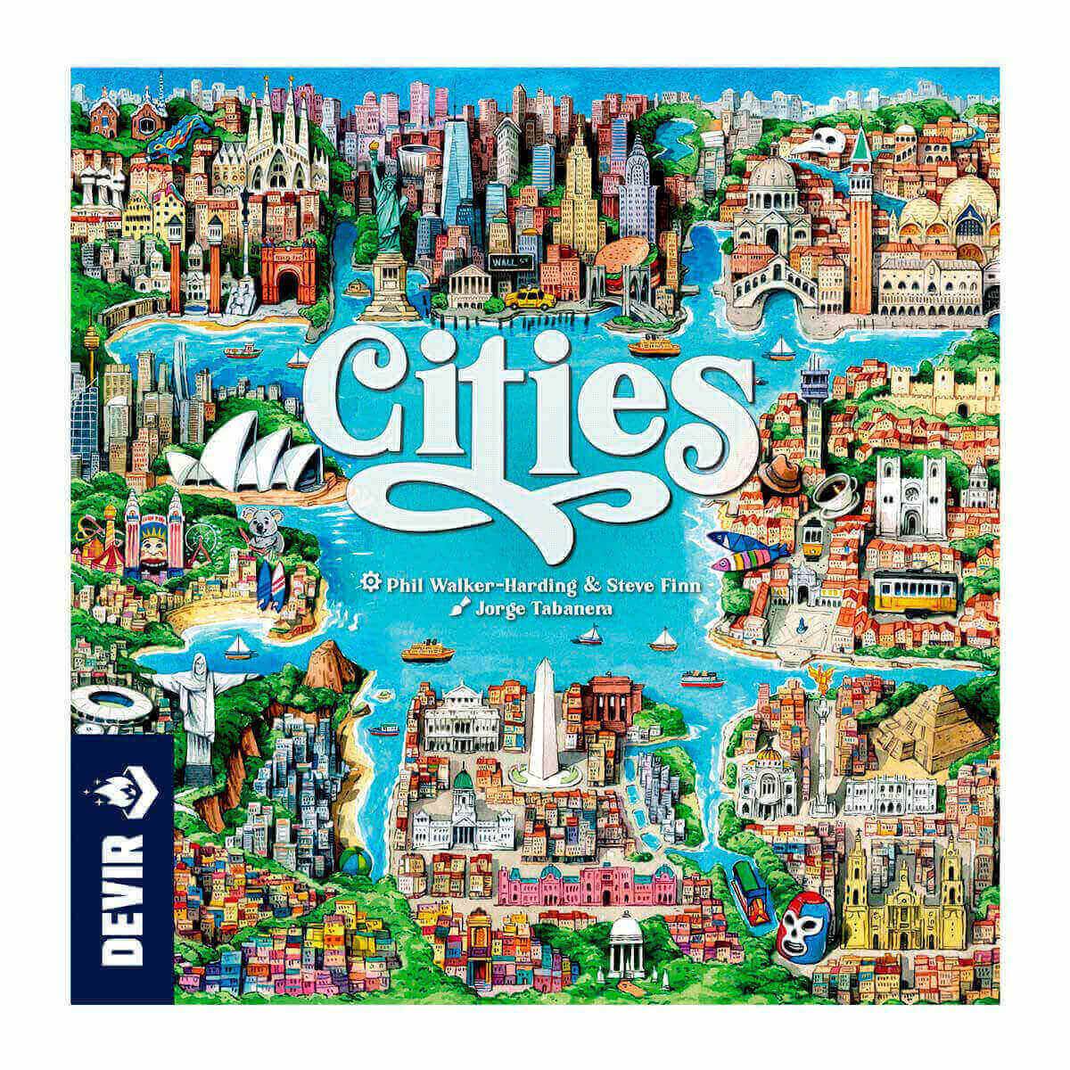 CITIES - Urban Planning Board Game - Devir Games