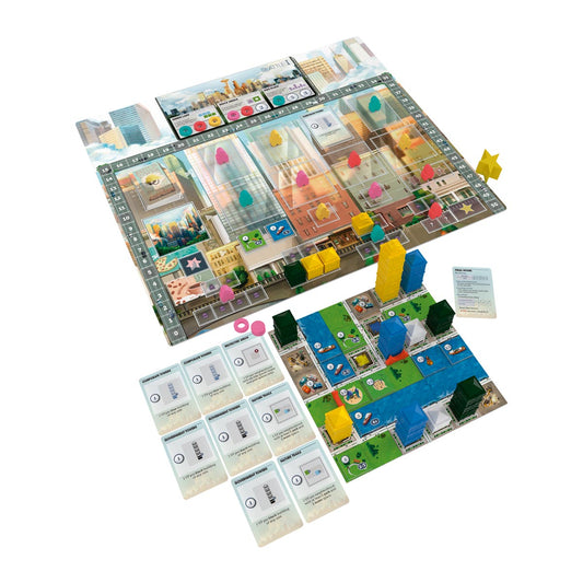 CITIES USA - Urban Planning board Game - Devir Games