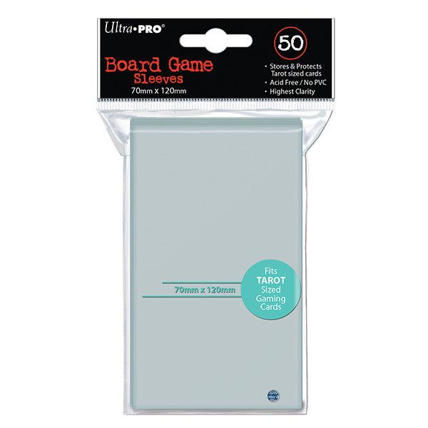 Ultra Pro Deck Protector  - TAROT Size 70mm x 120mm Board Game Card Sleeves - 50 Count - CLEAR - TAROT DECK