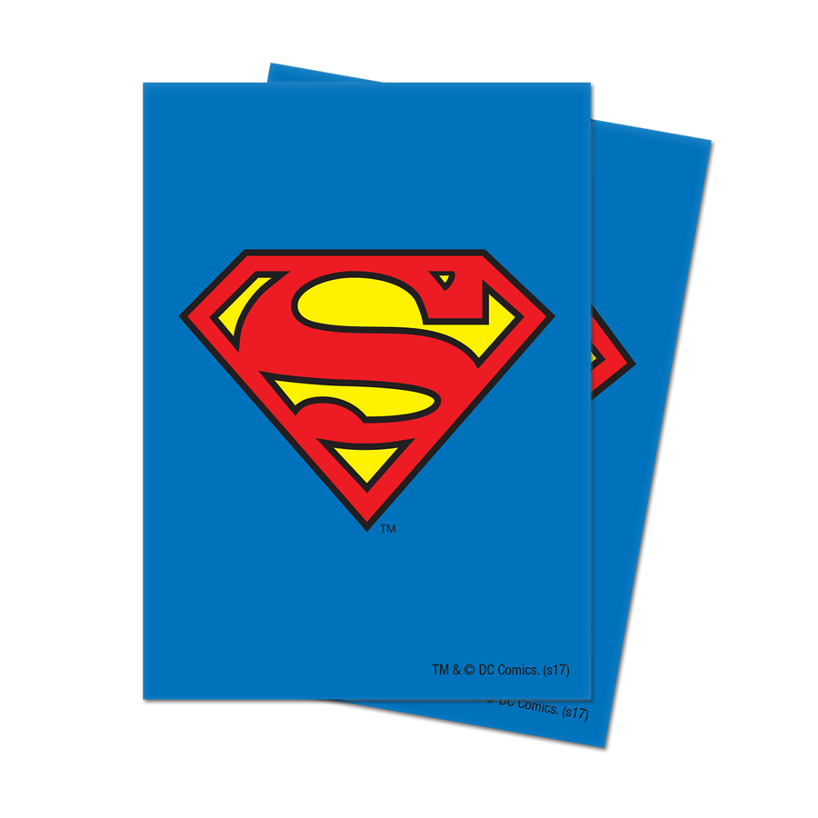 Ultra Pro Deck Protector - Standard Card Sleeves - 65 Count - Justice League - Superman