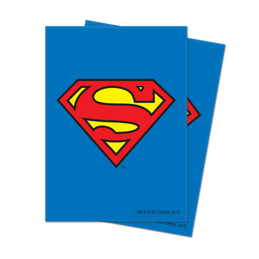 Ultra Pro Deck Protector  - Standard Card Sleeves - 65 Count - Justice League - Superman