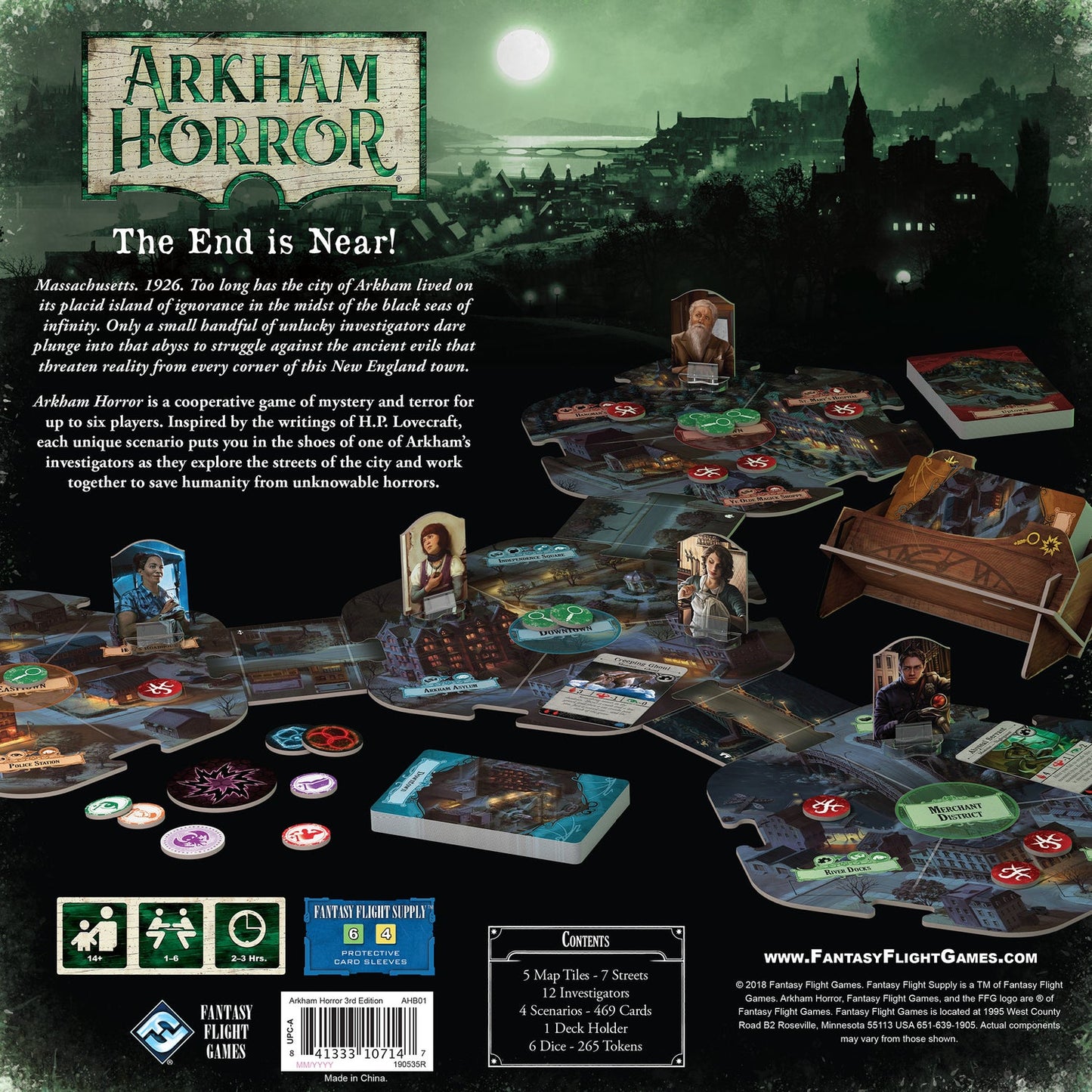 Arkham Horror  - Cooperative Board Game - 3rd Edition - Fantasy Flight Games