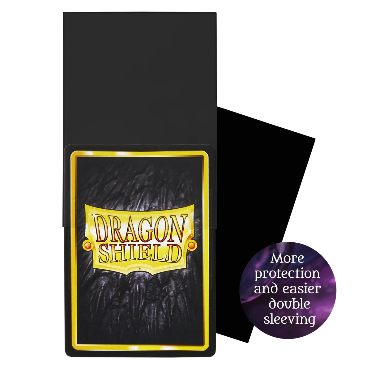 Dragon Shield Card Sleeves - 100 Count - Thick Inner Sleeve: Black