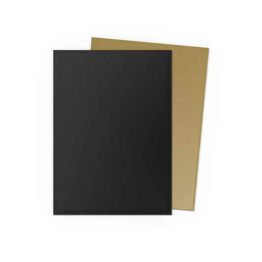 Dragon Shield Card Sleeves - 100 Count - Dual Matte: Black & Gold
