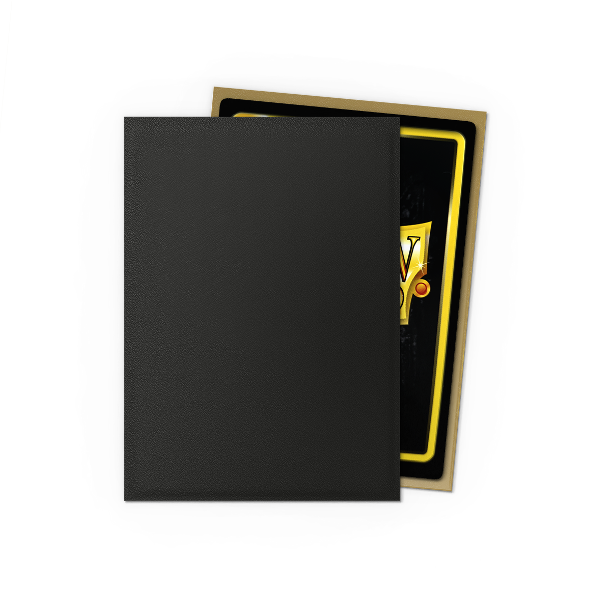 Dragon Shield Card Sleeves - 100 Count - Dual Matte: Black & Gold