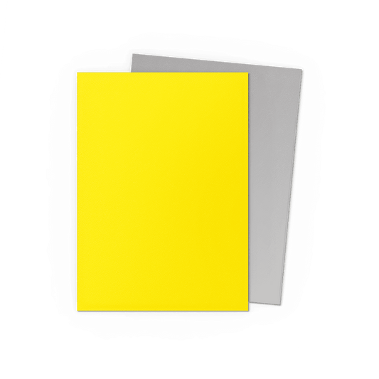 Dragon Shield Card Sleeves - 100 Count - Dual Matte: Yellow and Silver