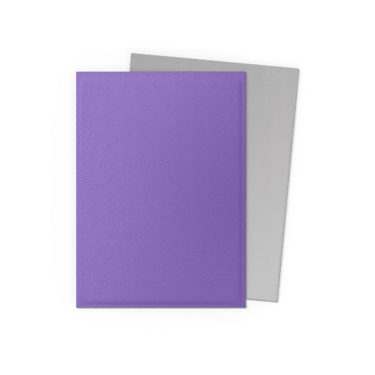Dragon Shield Card Sleeves - 100 Count - Dual Matte: Nebula (Purple) and Silver