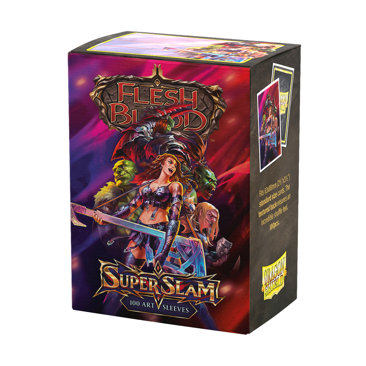 Dragon Shield Sleeves - Flesh and Blood - Super Slam - 100ct