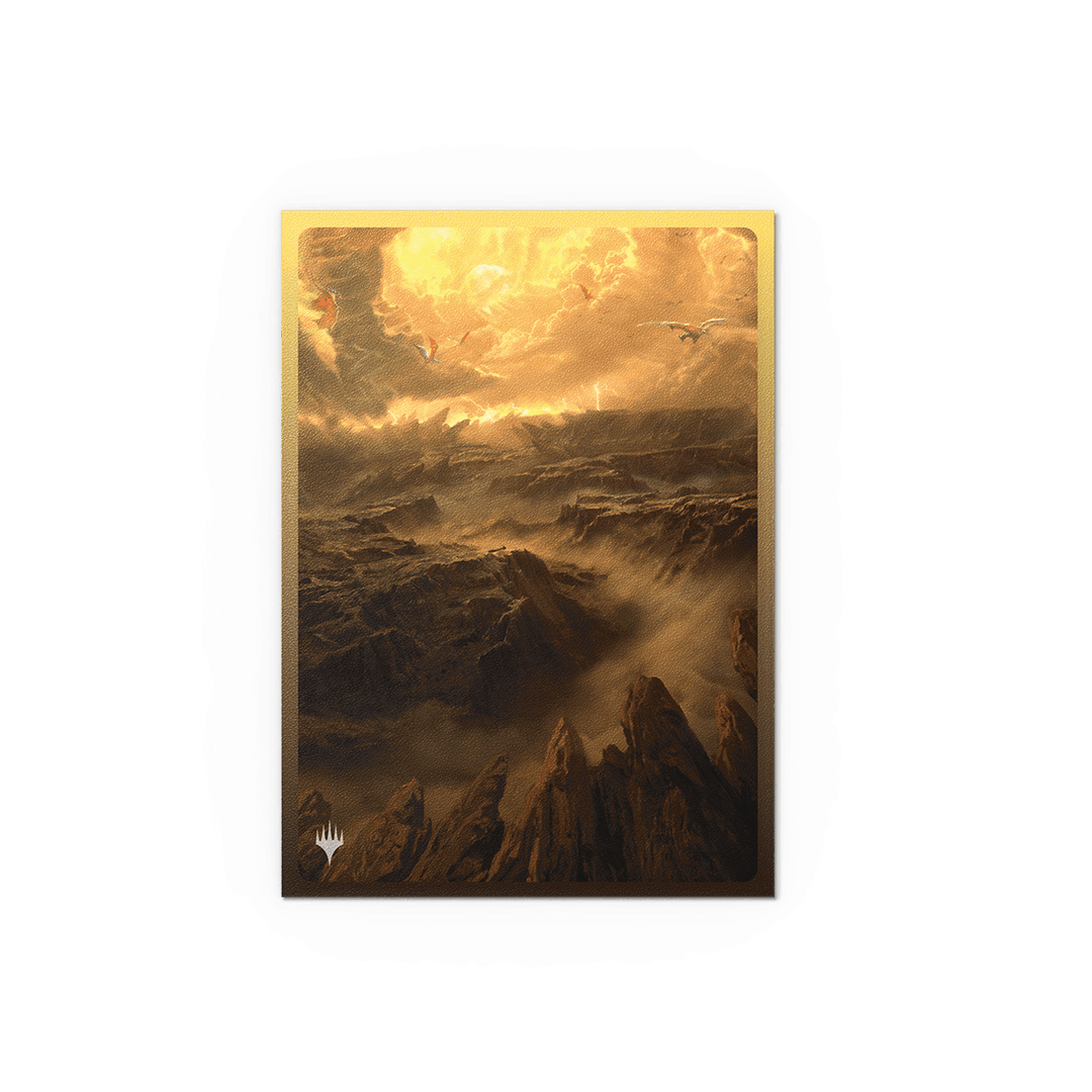Dragon Shield: (100 Card Sleeves) Matte Dual Art - Arid Mesa - Landfall Series - Magic: The Gathering