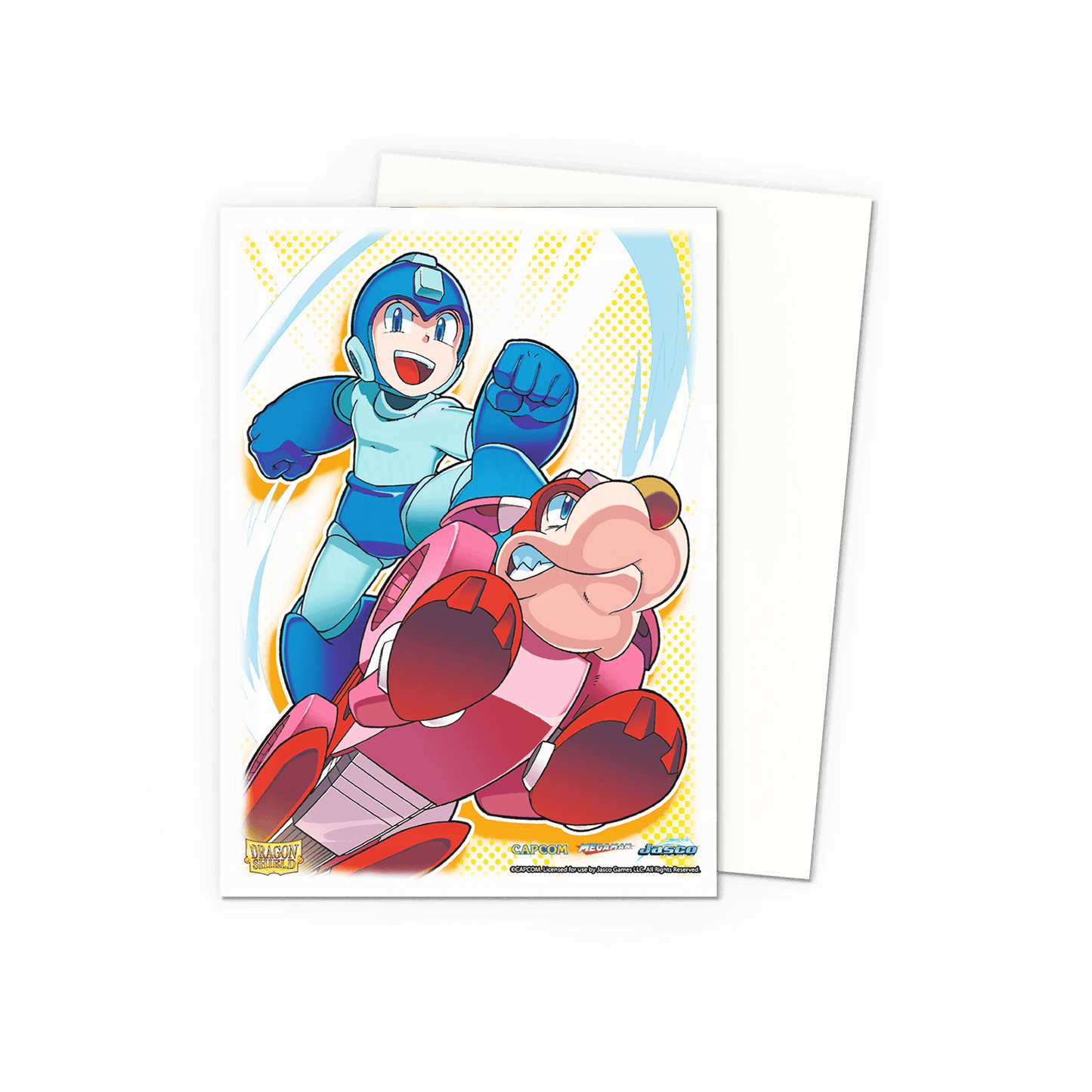 Dragon Shield: (100 Card Sleeves) Classic Art - MegaMan and Rush Capcom