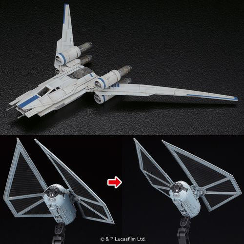 Rogue One - A Star Wars Story - U-Wing Fighter & Tie Striker - 1:144 Scale Model Kit - Bandai Hobby