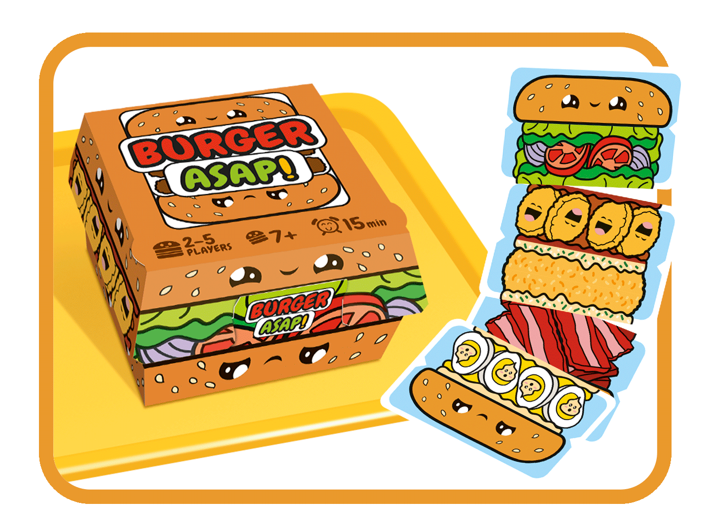 Burger ASAP! A Fast Matching Card Game