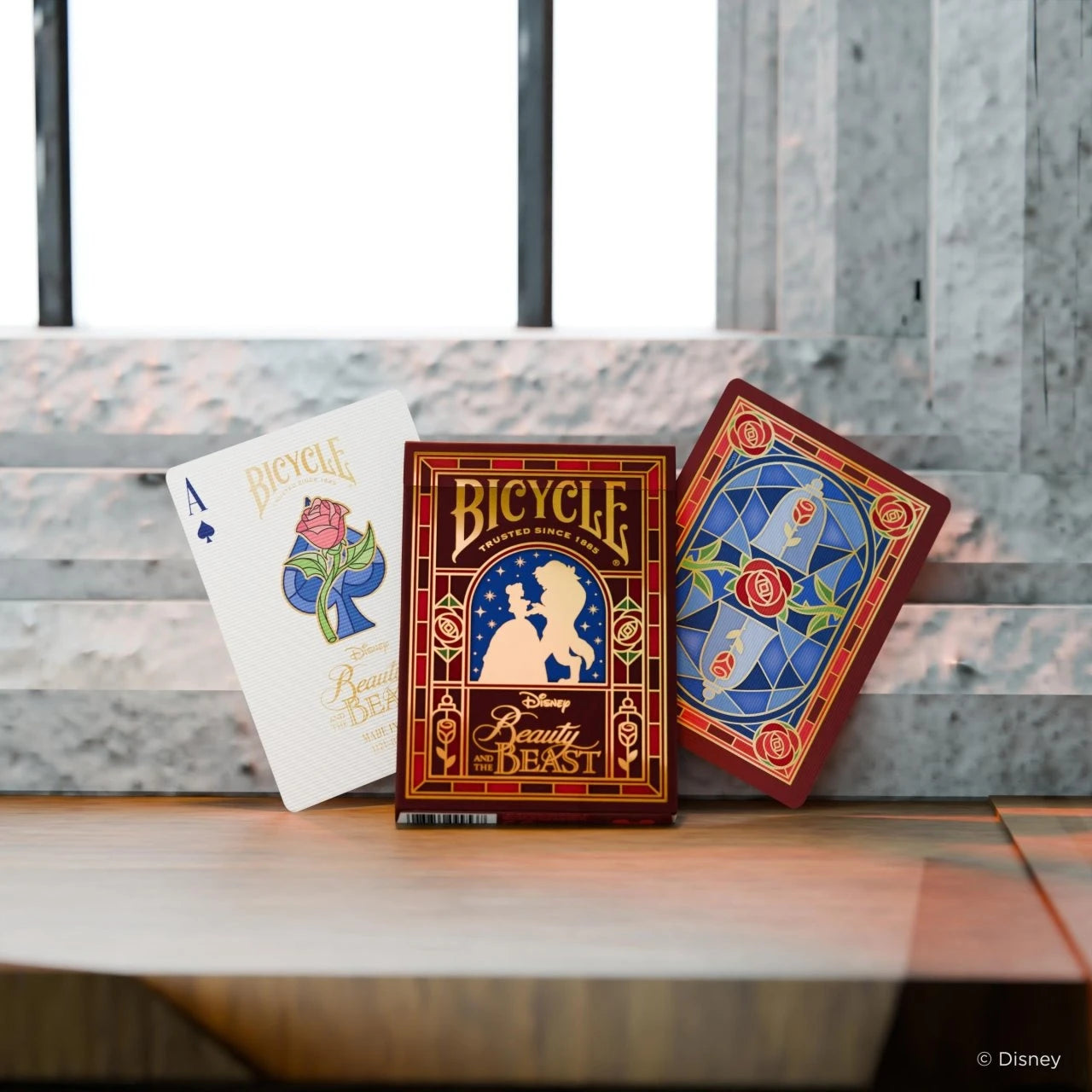 Bicycle Playing Cards - Disney's Beauty and the Beast (Foil)