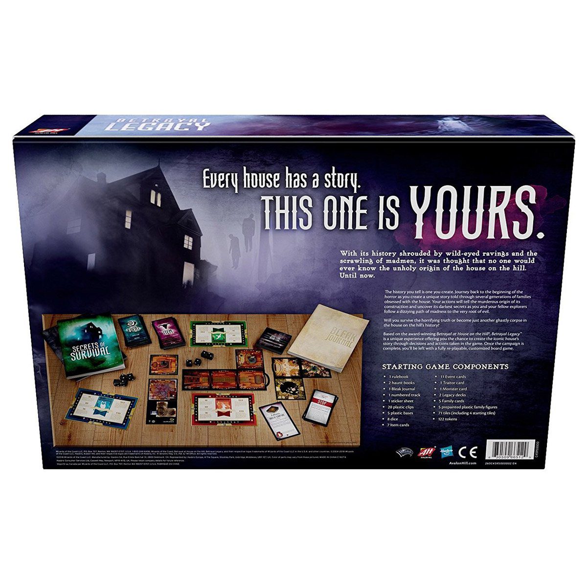 Betrayal Legacy - A Semi-Cooperative Progressive Play Haunted Board Game - Avalon Hill