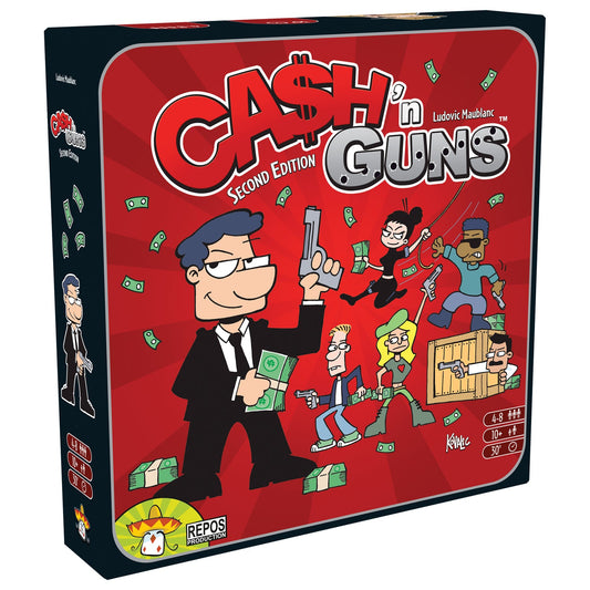 Cash 'n Guns - The Card Game - 2nd Edition - Repos Production