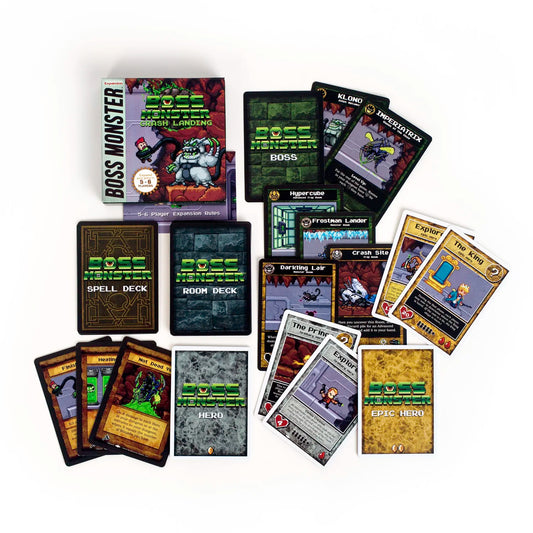 Boss Monster - "Crash Landing"  5-6 Player Mini-Expansion