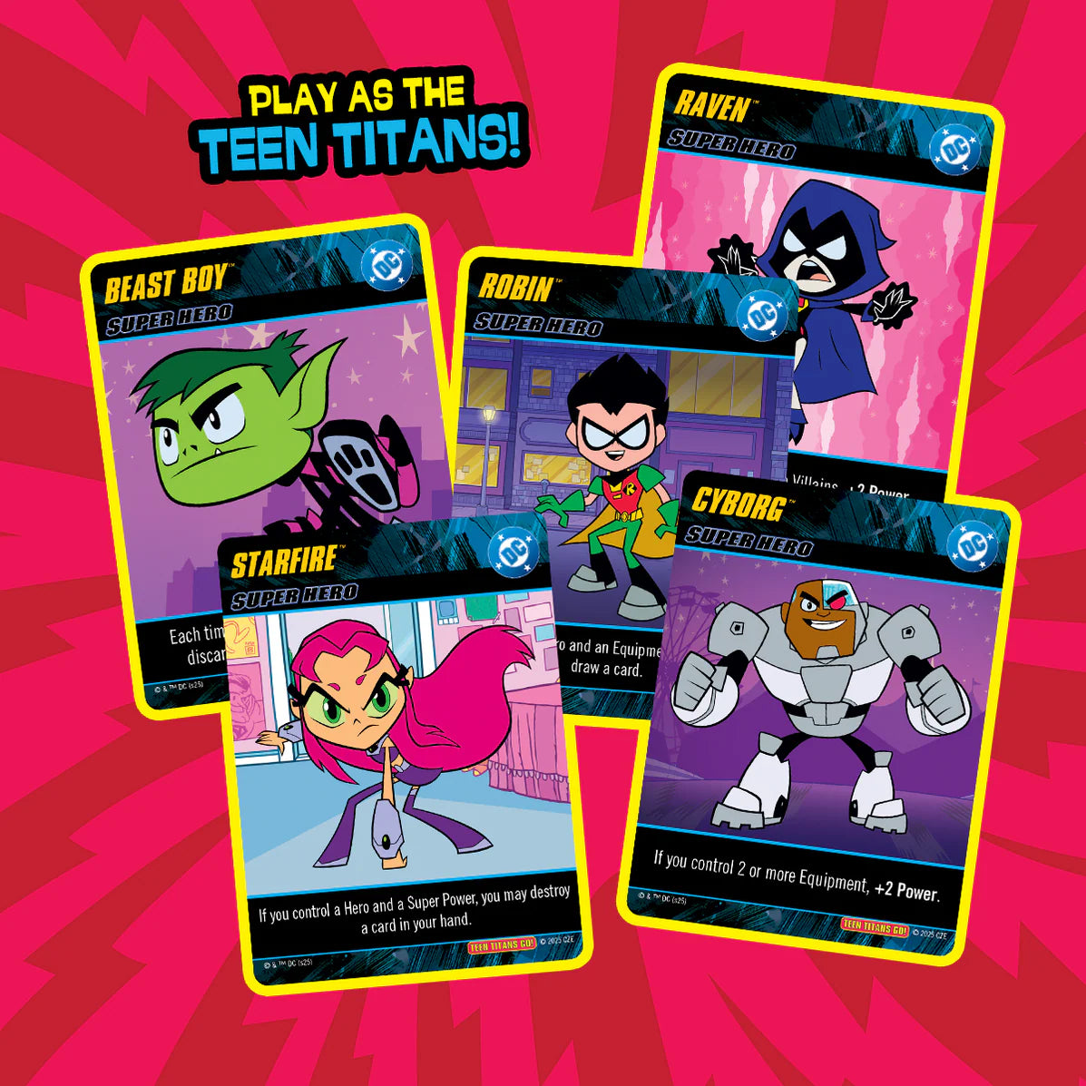 Teen Titans GO! - Deck Building Game - Cryptozoic Entertainment