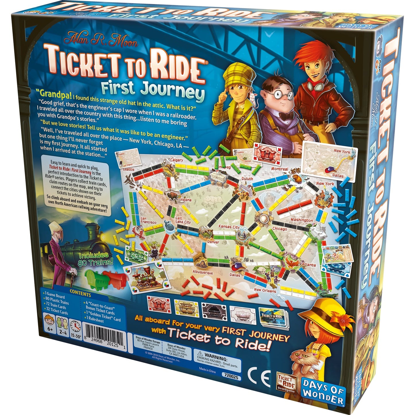 Ticket To Ride - First Journey - Board Game - Days of Wonder