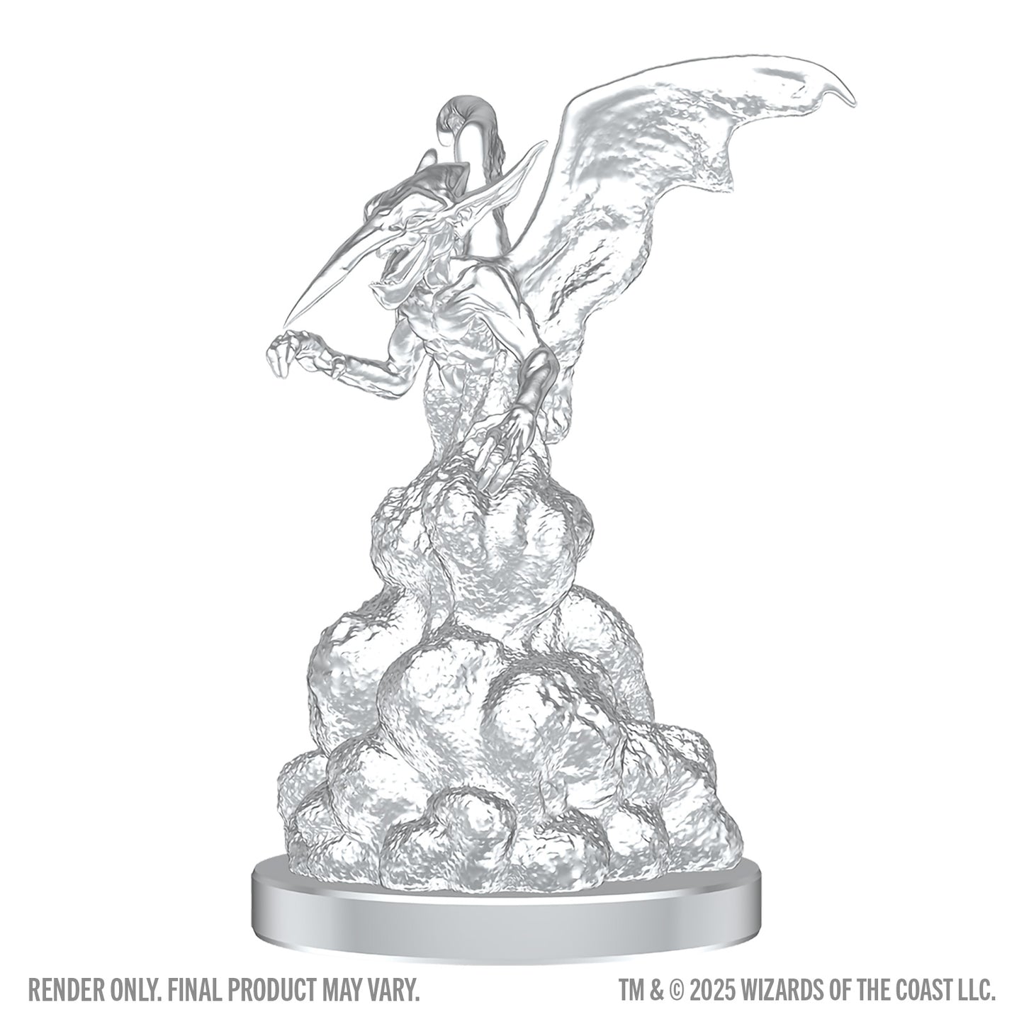 Dungeons & Dragons Unpainted Miniatures - ICE MEPHIT & DUST MEPHIT - Nolzur's Marvelous Miniatures - WizKids