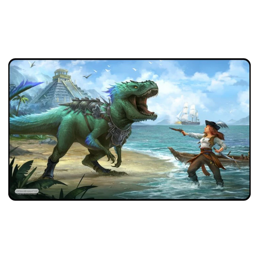 Playmat: Dinosaur vs Pirate - GameArt - GameHead