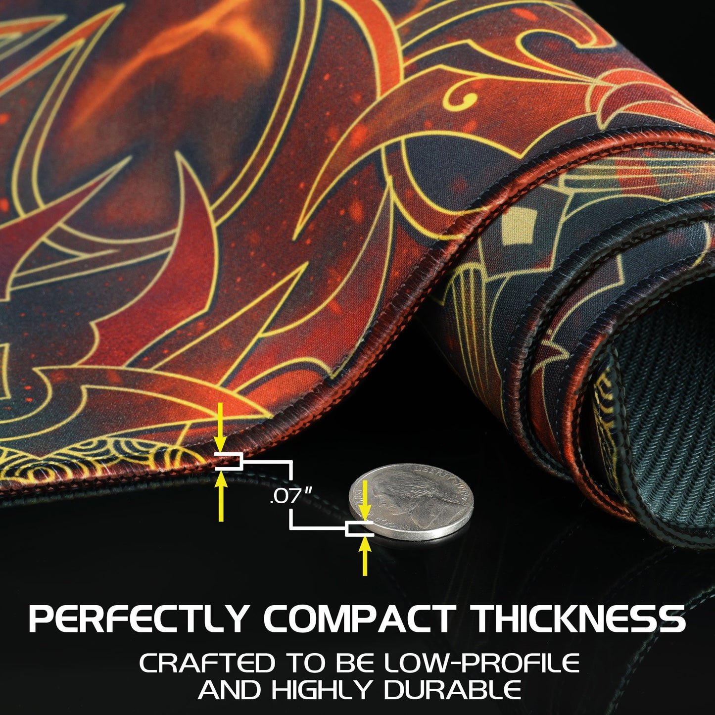 Accessory Power - Enhance Playmat - Orange Flames
