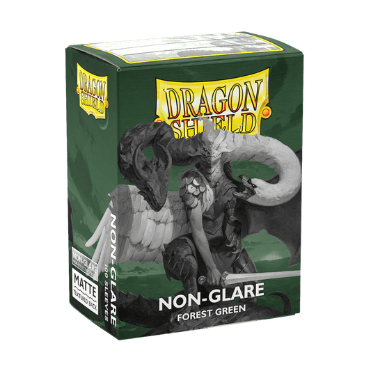 Dragon Shield Card Sleeves - 100 Count - Matte: Non-Glare Forest Green