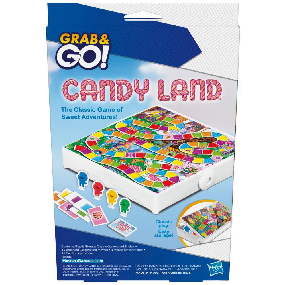 Grab & Go Games - Candyland - Classic Hasbro Travel Game