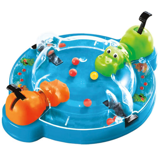 Grab & Go Games - Hungry Hungry Hippos - Classic Hasbro Travel Game