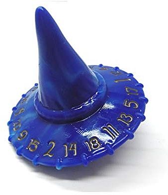 Polyhero Dice - Level-Up Pack - d20 Wizard Hat - Multiple Colors