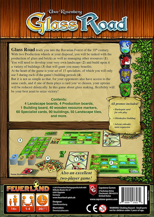 Glass Road - A Journey of a Board Game -  Mayfair Games Edition