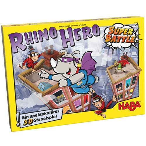 Rhino Hero SUPER BATTLE ! A Heroic Stacking Game - HABA Games
